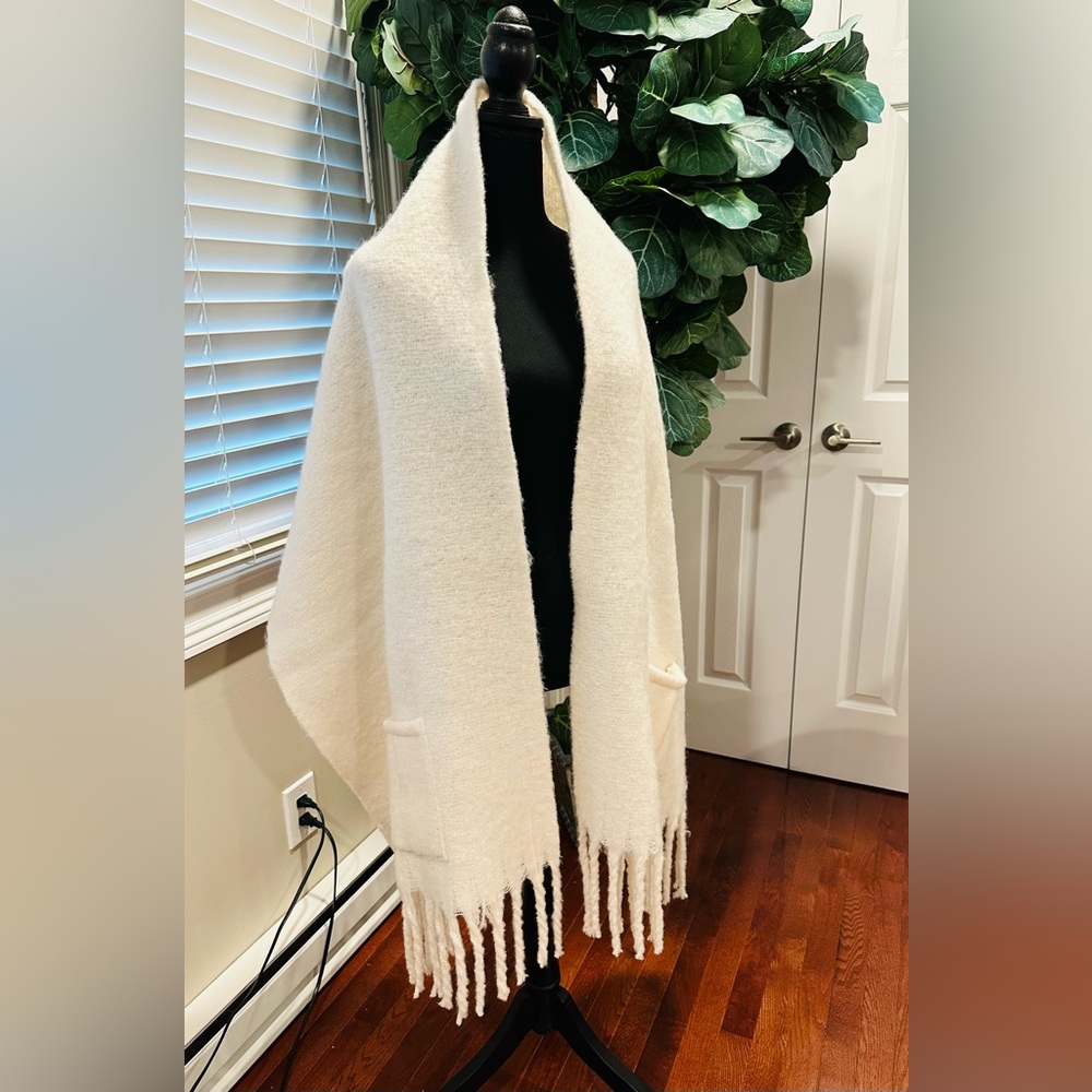 Steve Madden Fringe Shawl